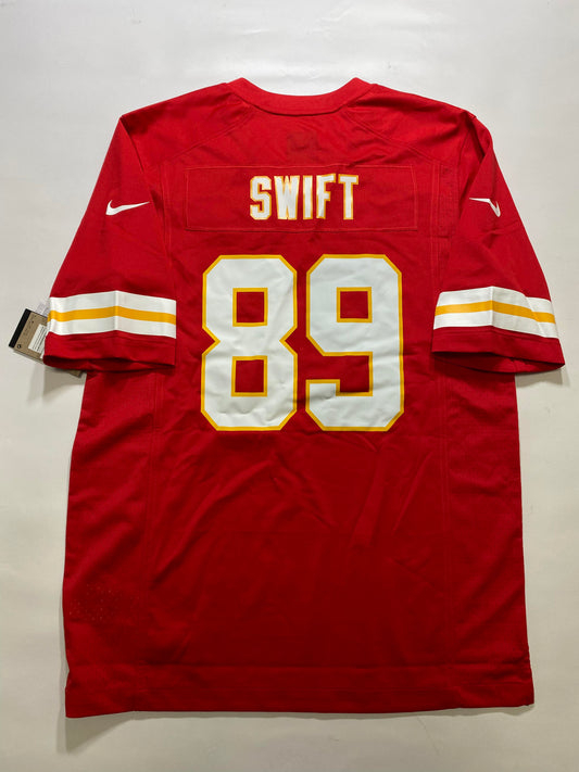 Kansas City Chiefs #89 Taylor Swift Nike Game Jersey - Mens Medium