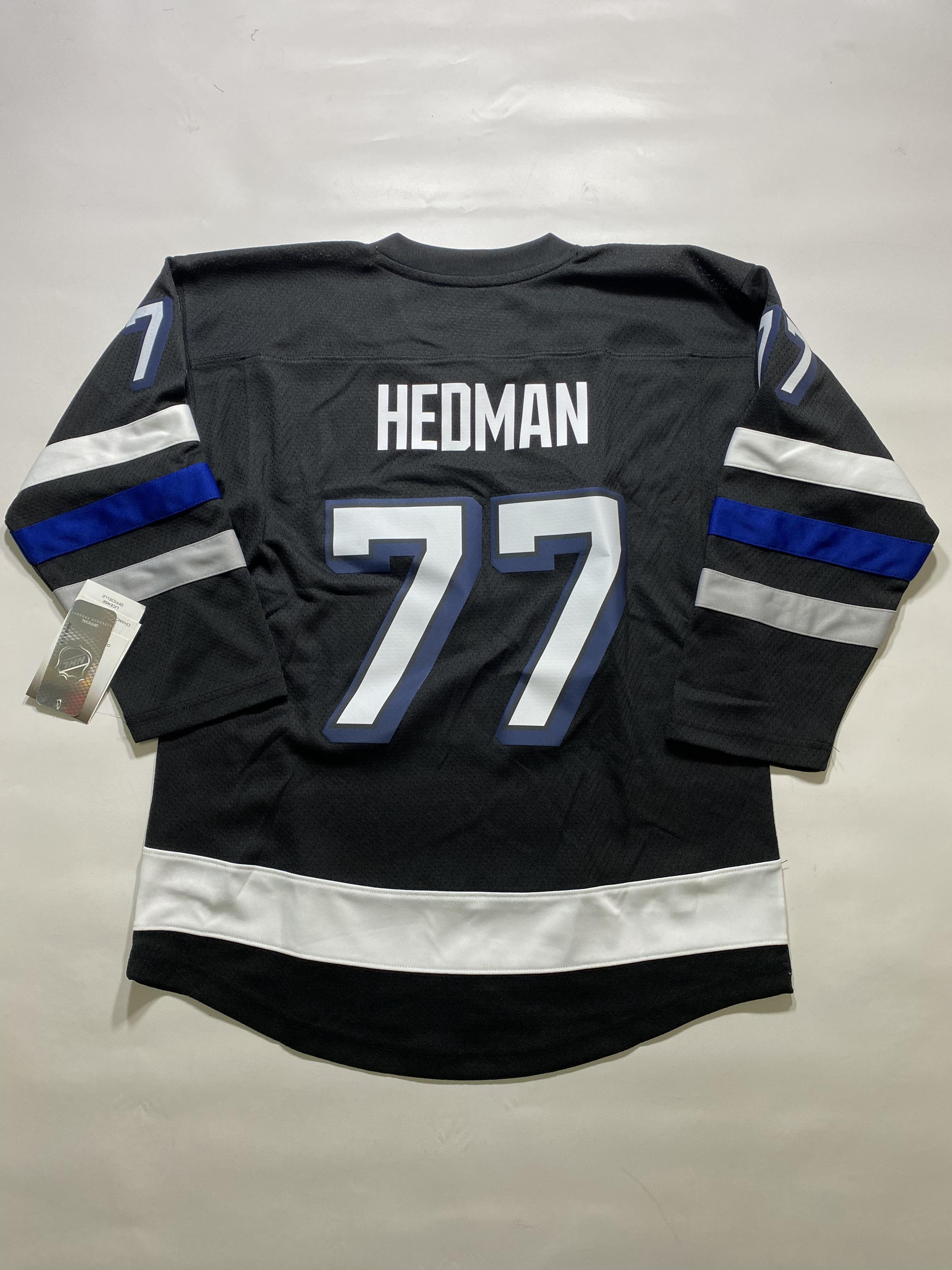 Tampa Bay Lightning 77 Victor Hedman Fanatics Breakaway Jersey Yout American Sports Jerseys