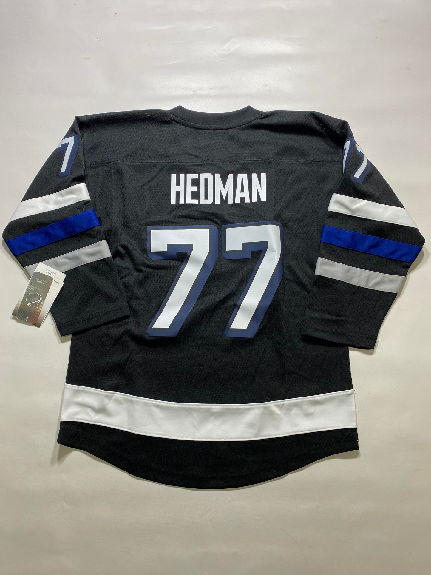 Tampa Bay Lightning #77 Victor Hedman Fanatics Breakaway Jersey - Youth L/XL