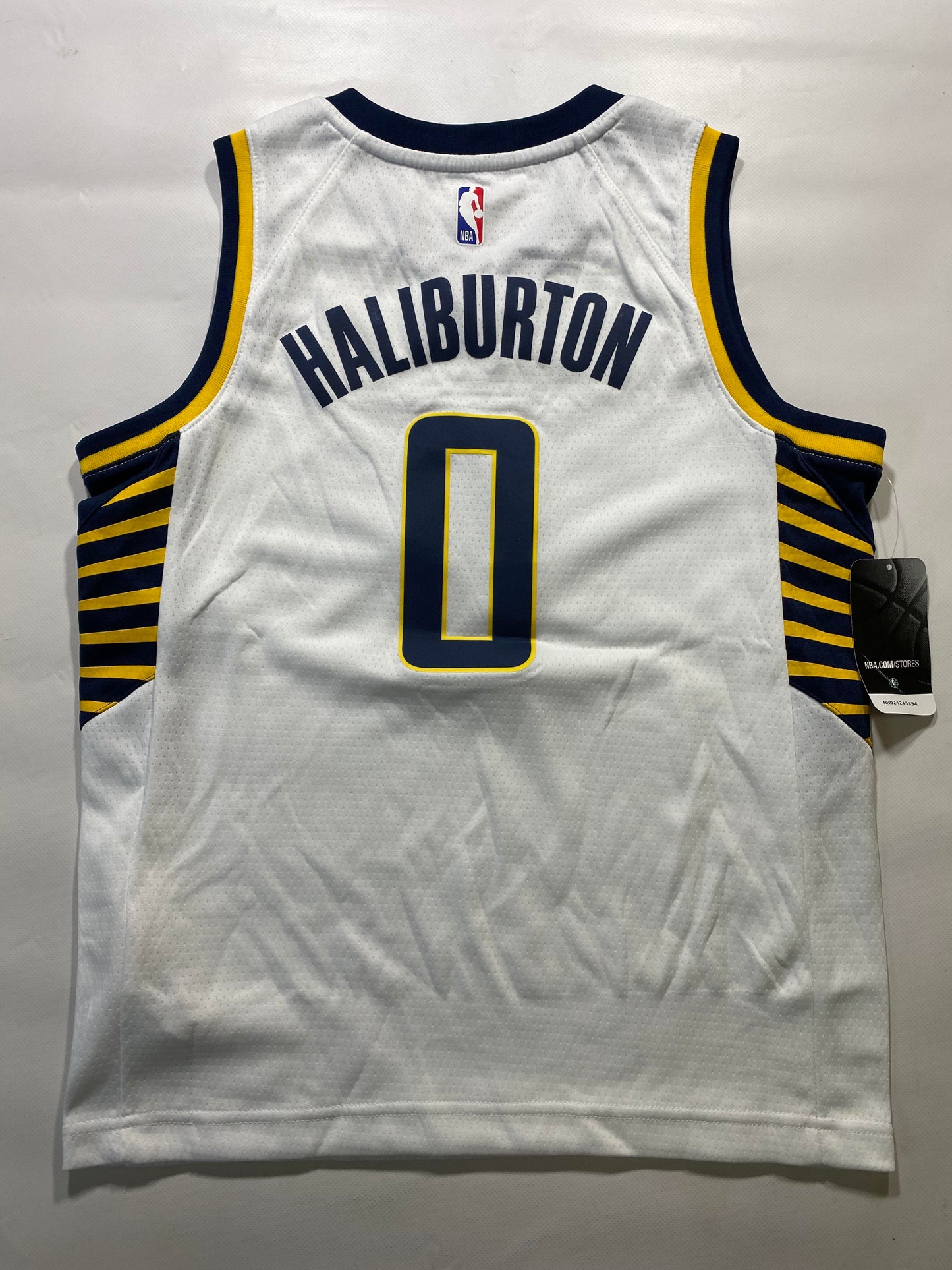 Indiana Pacers #0 Tyrese Haliburton Nike Association NBA Jersey - Youth Medium