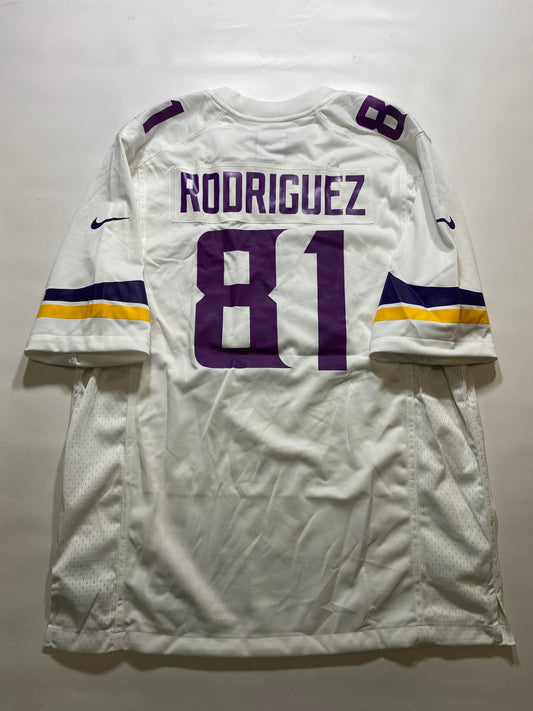 Minnesota Vikings #81 Robert Rodriguez Nike Game Jersey - Mens Large