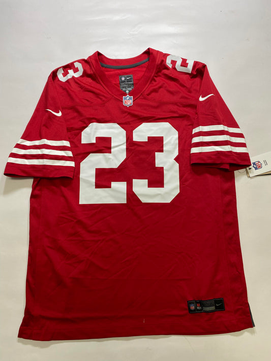 San Francisco 49ers #23 Christian McCaffrey Nike Game Jersey - Mens Large