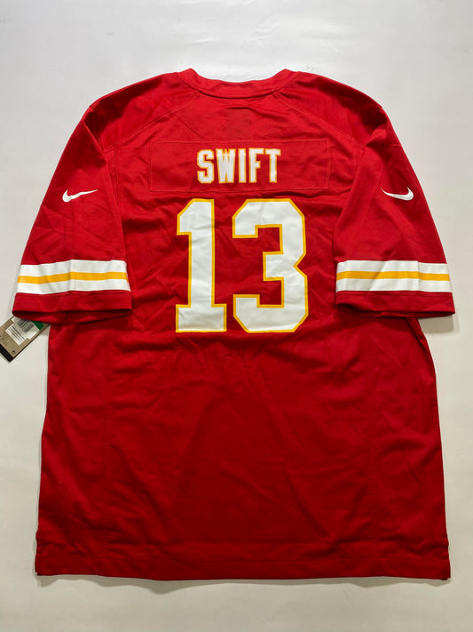 Kansas City Chiefs #13 Taylor Swift Nike Game Jersey - Mens XL