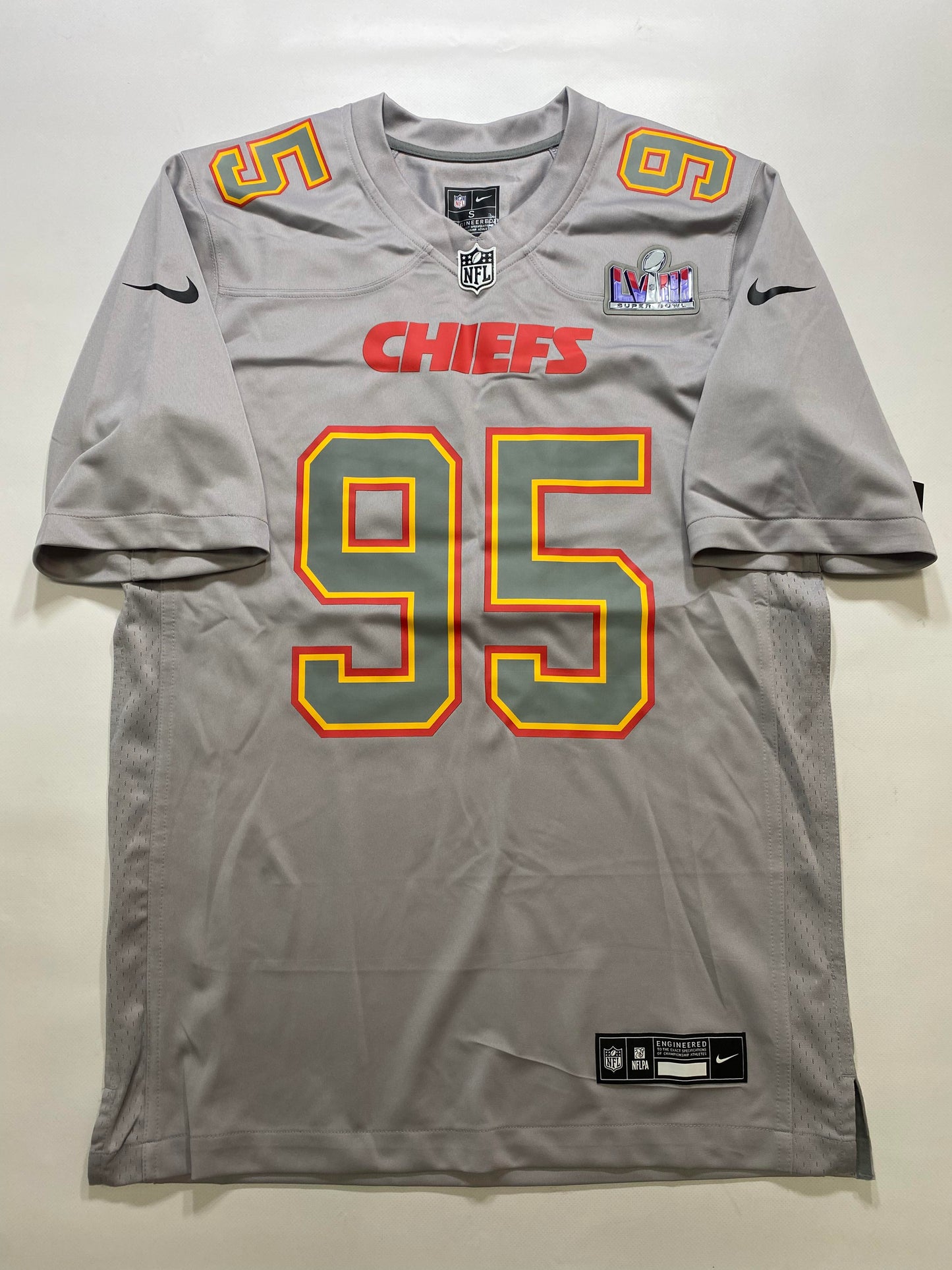 Kansas City Chiefs #95 Chris Jones Nike Game Jersey - Mens Small