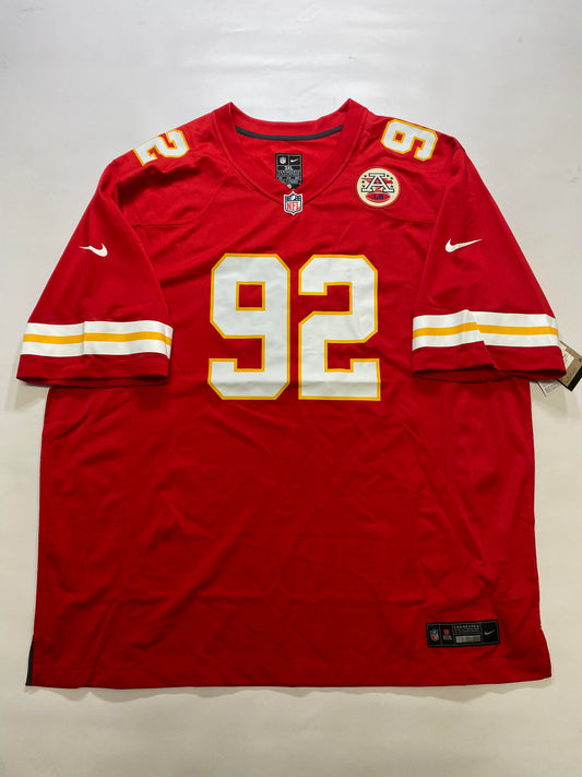 Kansas City Chiefs #92 Jawaan Taylor Nike Game Jersey - Mens 3XL