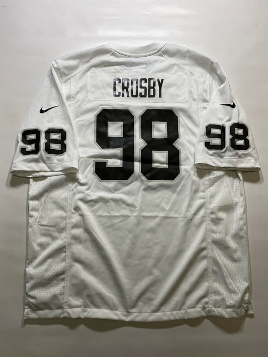 Las Vegas Raiders #98 Maxx Crosby Nike Game Jersey - Mens XL