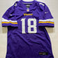 Minnesota Vikings #18 Justin Jefferson Nike Game Jersey - Youth Large