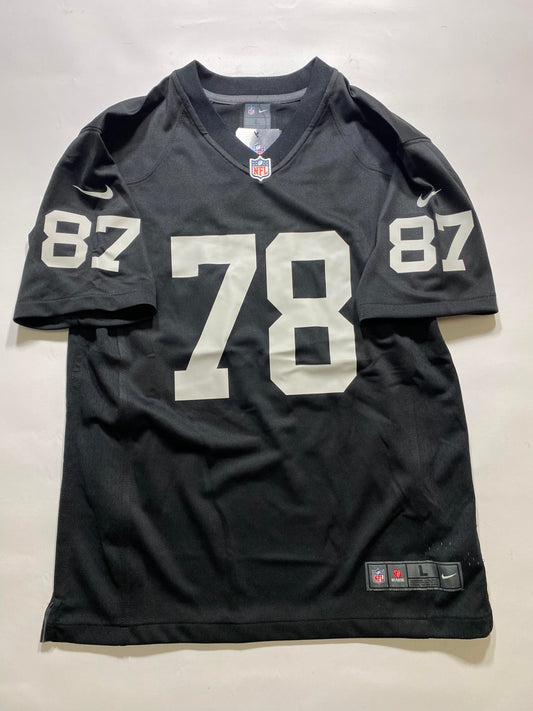 Las Vegas Raiders #78 Michael Mayer Nike Game Jersey - Youth Large