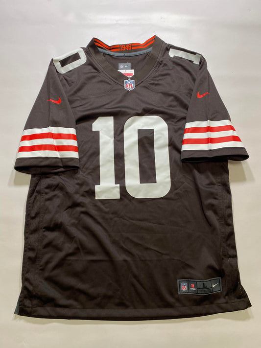 Cleveland Browns #10 Anthony Schwartz Nike Game Jersey - Mens Large