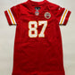 Kansas City Chiefs #87 Travis Kelce Nike Romper - 18 Months