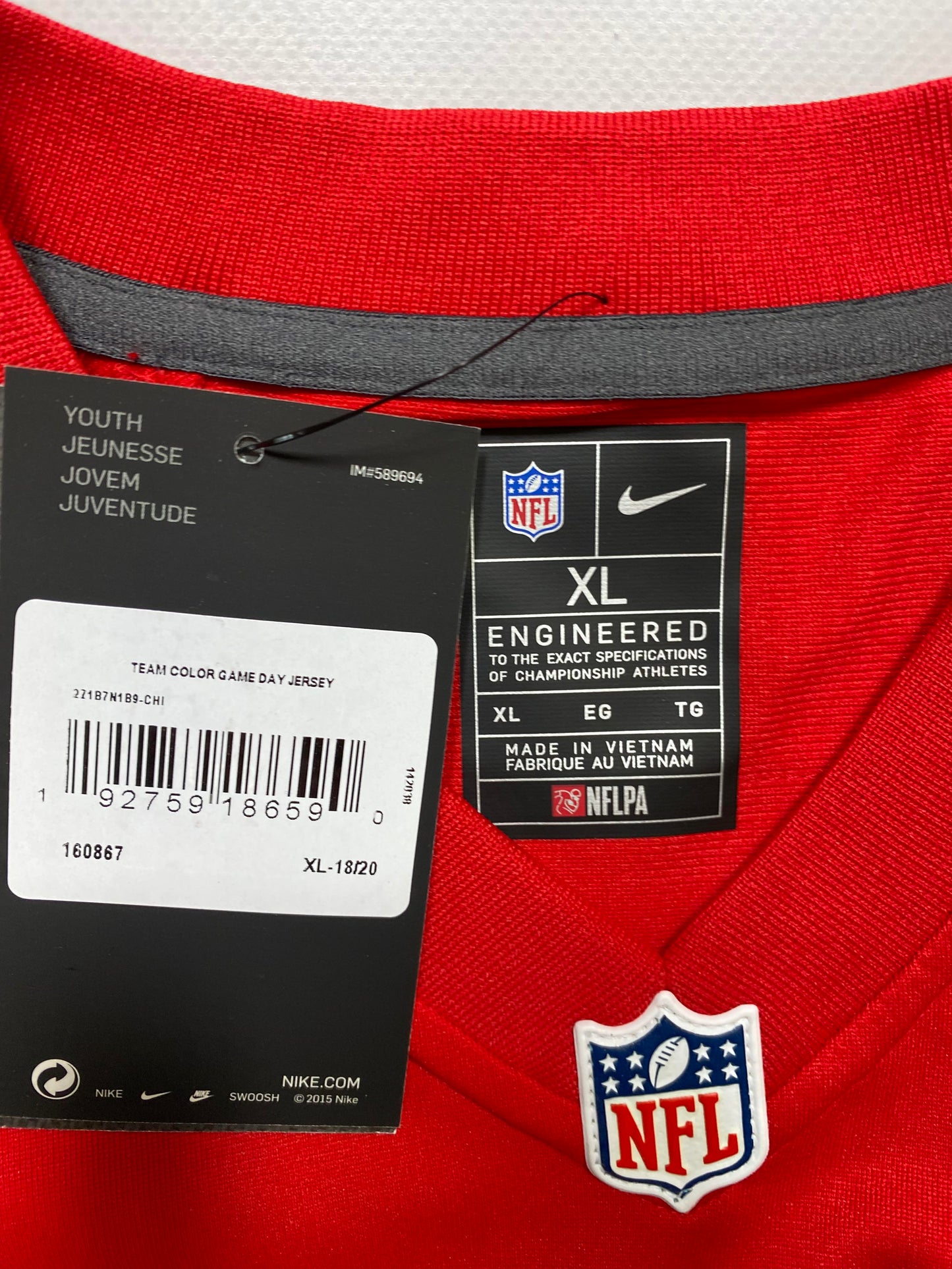 Kansas City Chiefs #13 Taylor Swift Nike Game Jersey - Youth XL