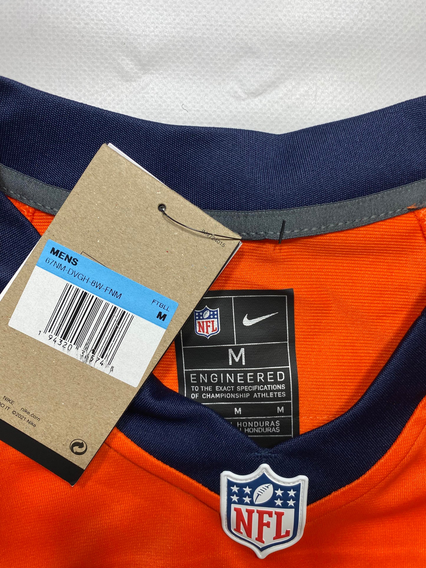 Denver Broncos #49 Alex Singleton Nike Game Jersey - Mens Medium