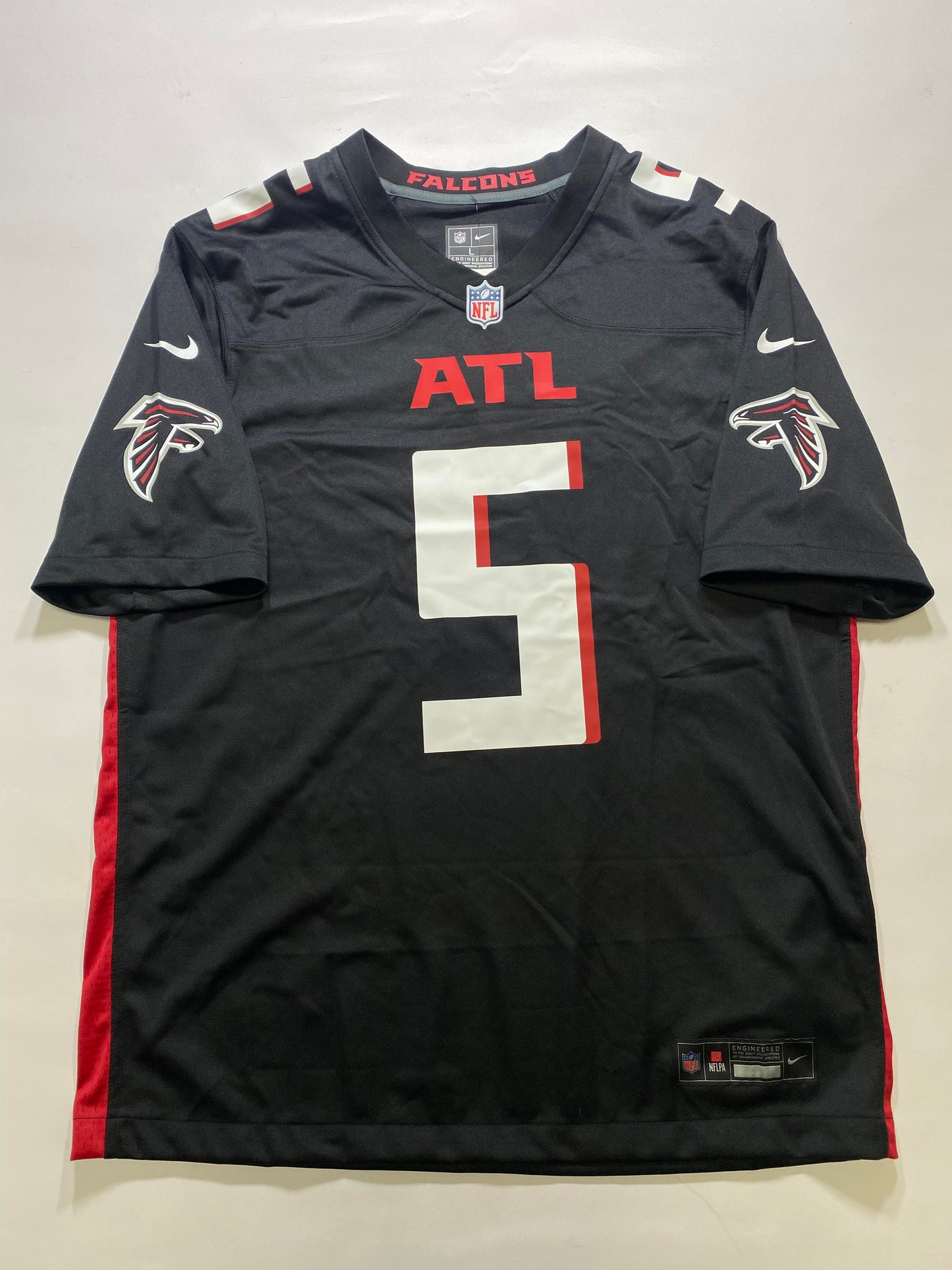 Atlanta Falcons #5 Drake London Nike Game Jersey - Mens Large