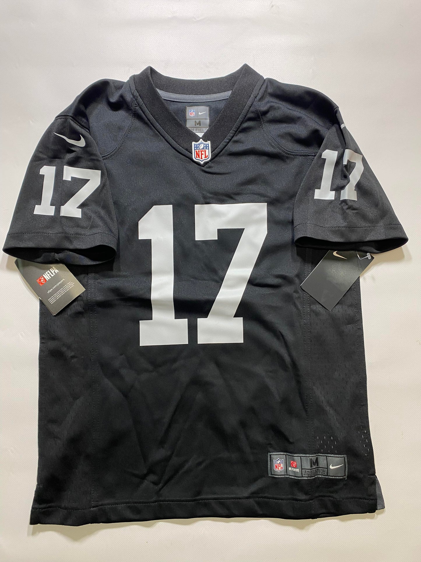 Las Vegas Raiders #17 Davante Adams Nike Game Jersey - Youth Medium