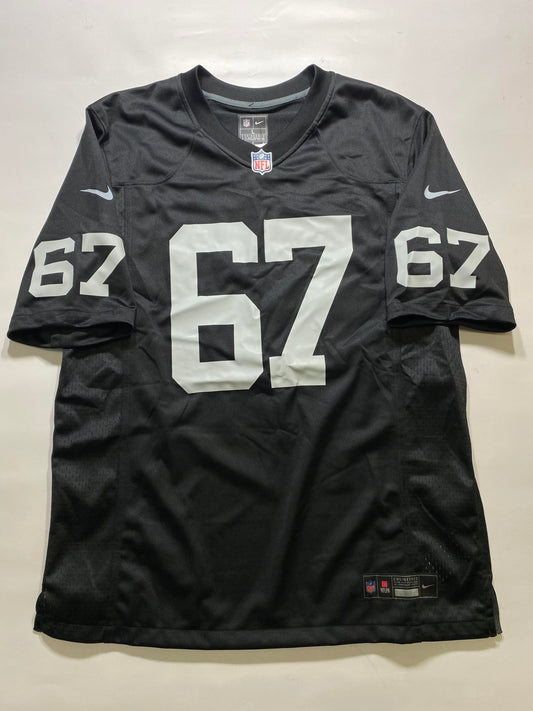 Las Vegas Raiders #67 Chris Cortez Nike Game Jersey - Mens Large