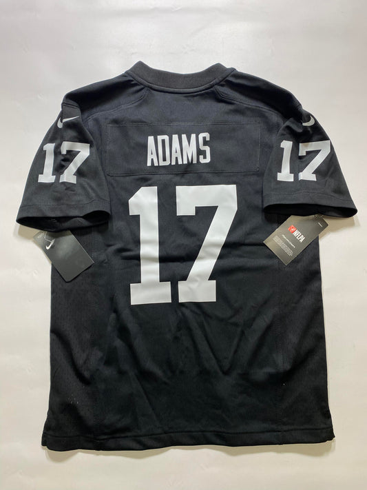 Las Vegas Raiders #17 Davante Adams Nike Game Jersey - Youth Medium