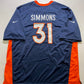 Denver Broncos #31 Justin Simmons Nike Game Jersey - Mens 3XL
