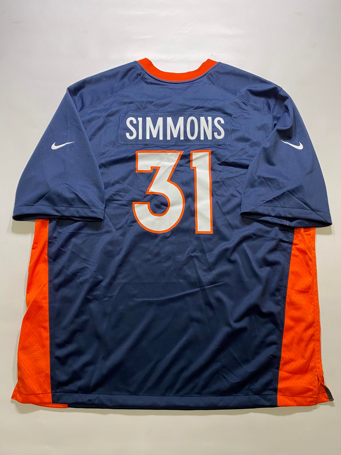 Denver Broncos #31 Justin Simmons Nike Game Jersey - Mens 3XL