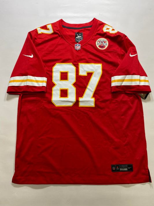 Kansas City Chiefs #87 Travis Kelce Nike Game Jersey - Youth Small