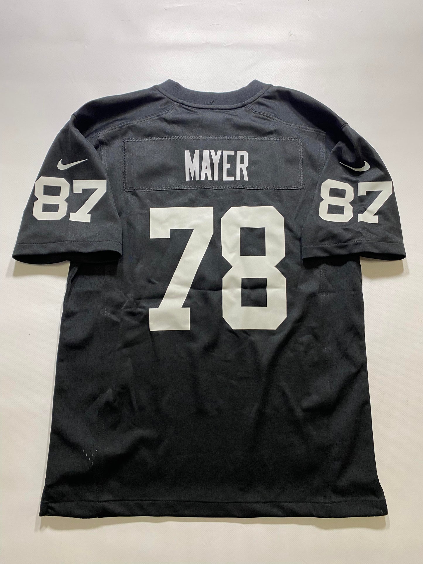 Las Vegas Raiders #78 Michael Mayer Nike Game Jersey - Youth Large