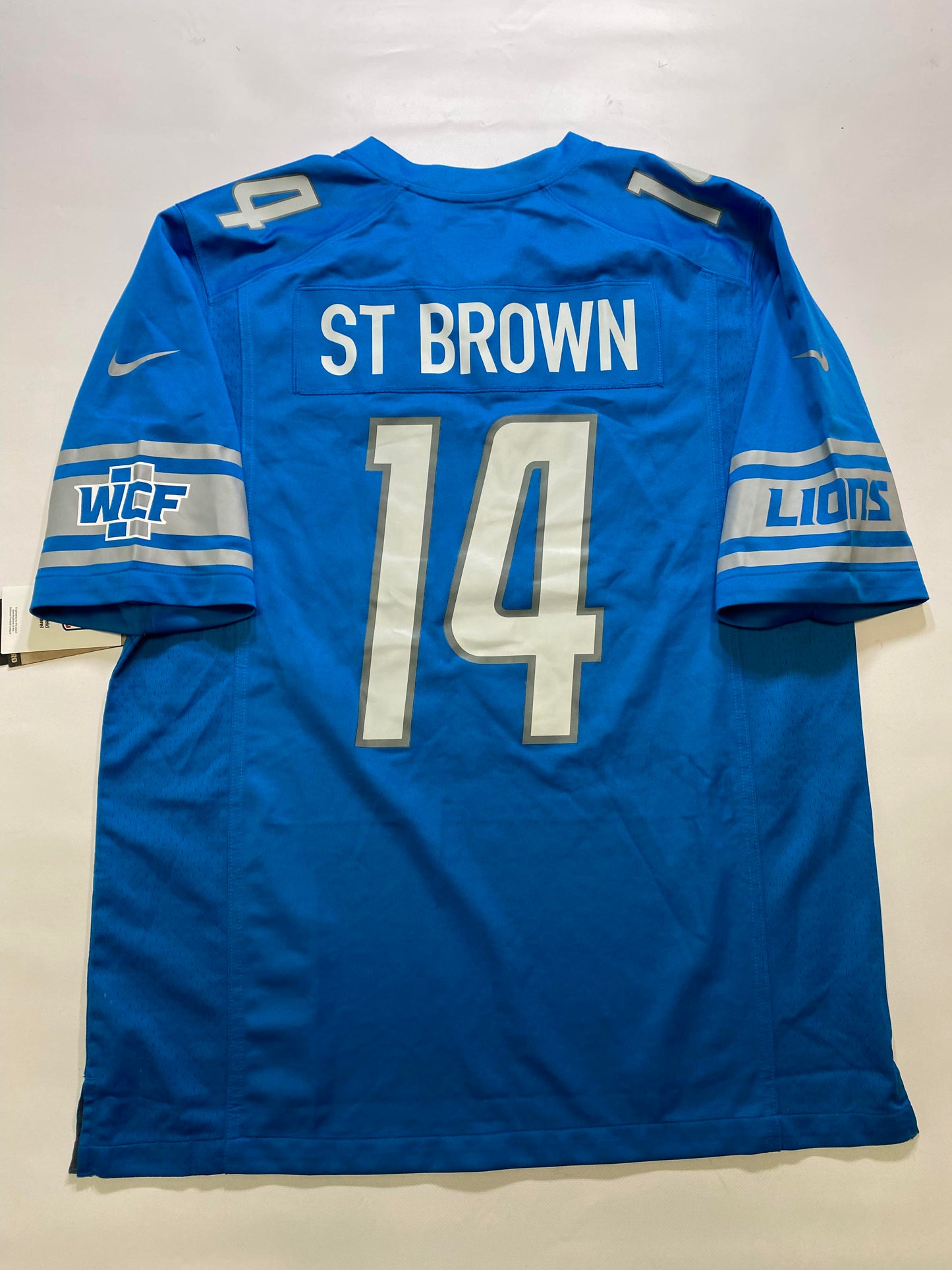 Detroit Lions #14 Amon-Ra St. Brown Nike Game Jersey - Mens Large