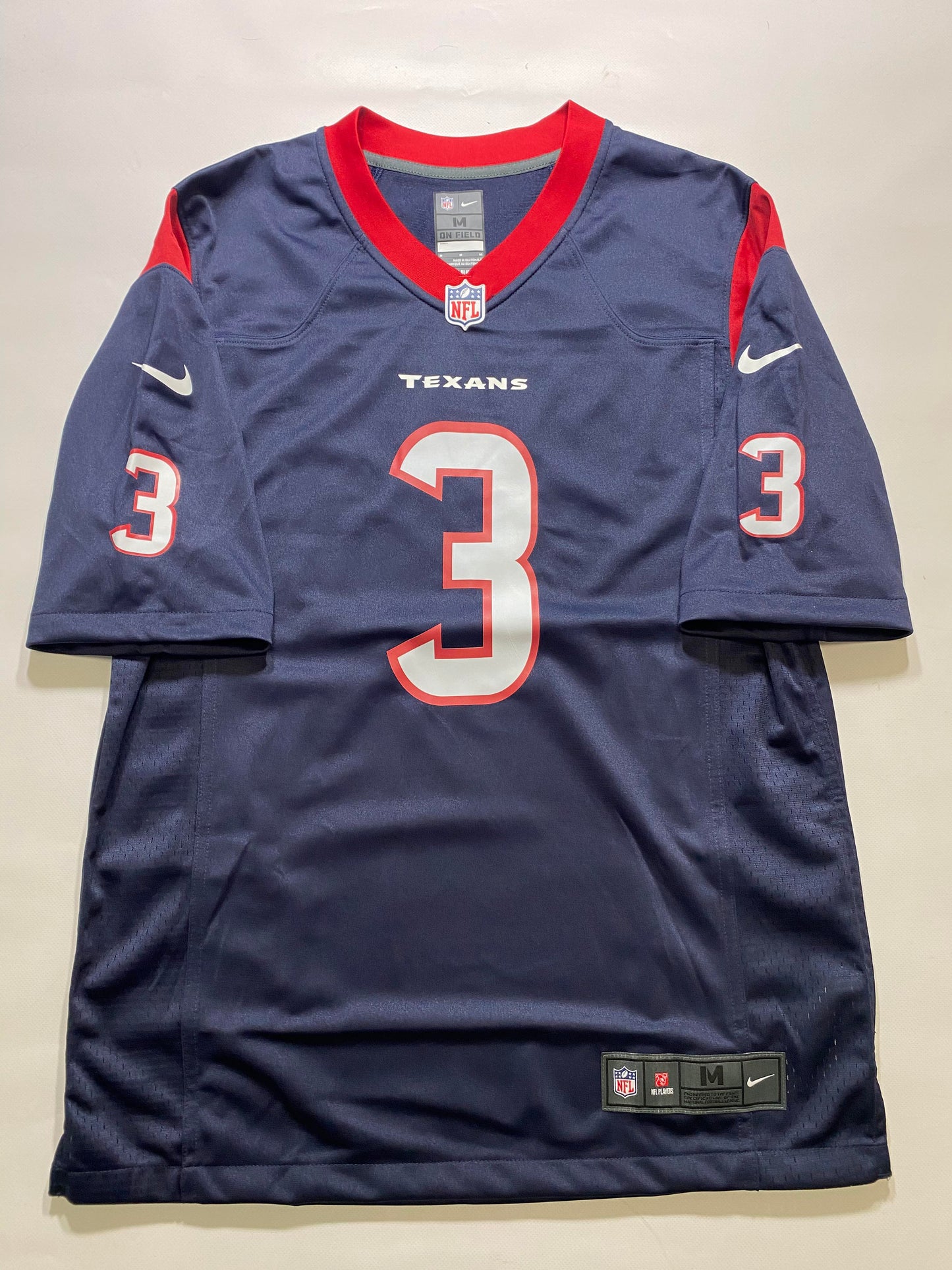 Houston Texans #3 Tank Dell Nike Game Jersey - Mens Medium