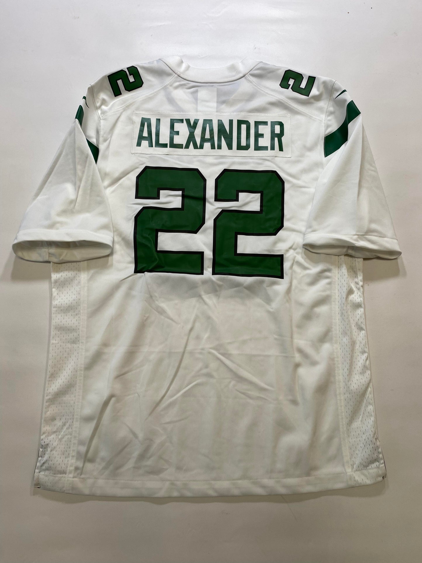 New York Jets #22 Dan Alexander Nike Game Jersey - Mens Large