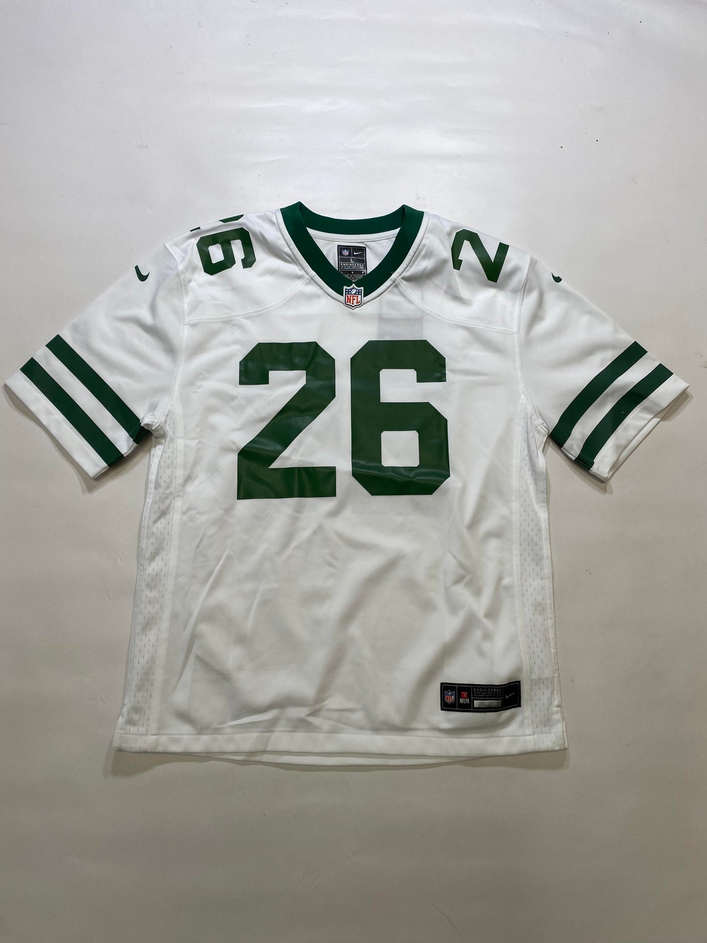 New York Jets #26 Aaron Adeoye Nike Game Jersey - Youth Large