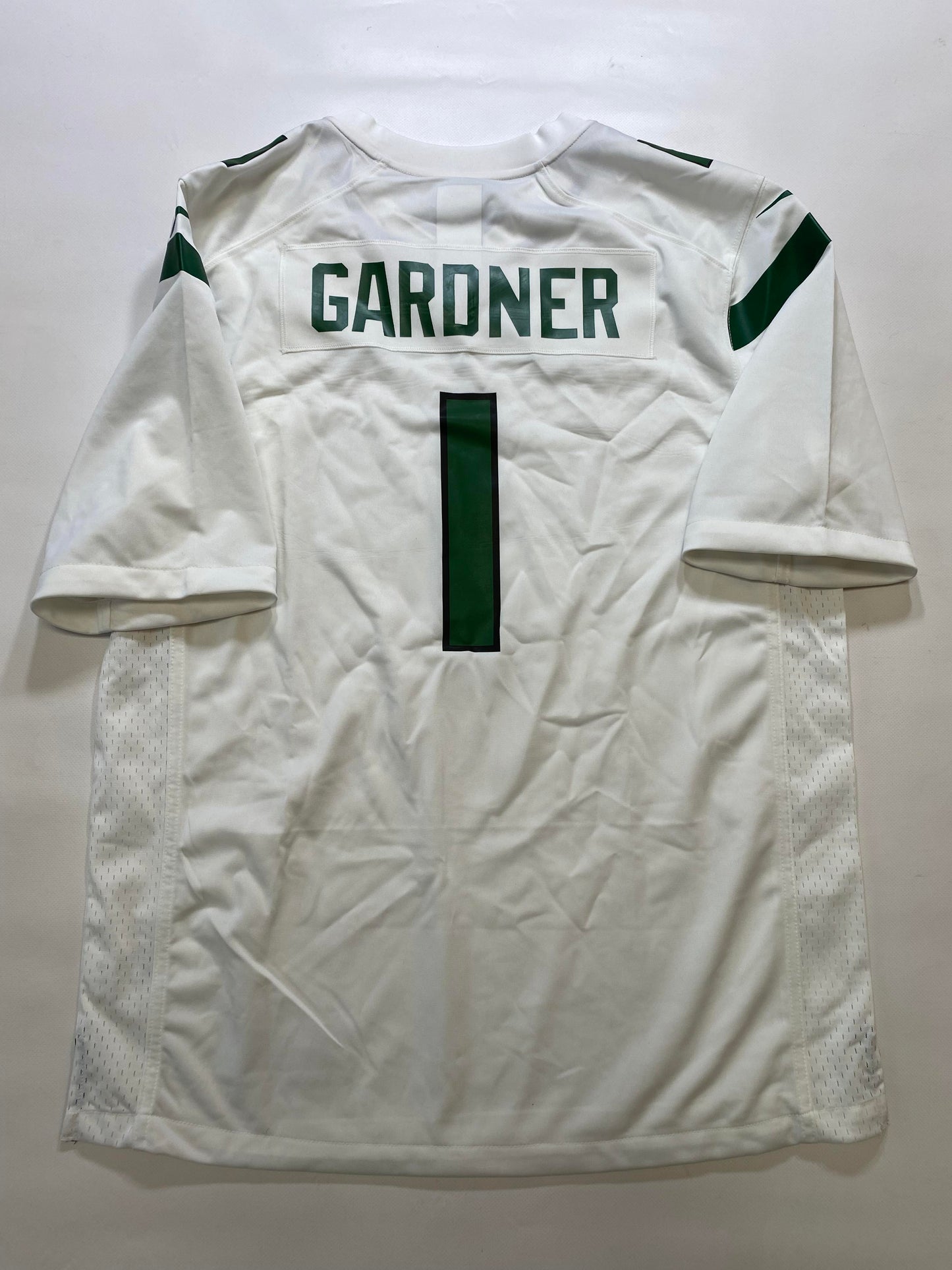 New York Jets #1 Sauce Gardner Nike Game Jersey - Mens Large