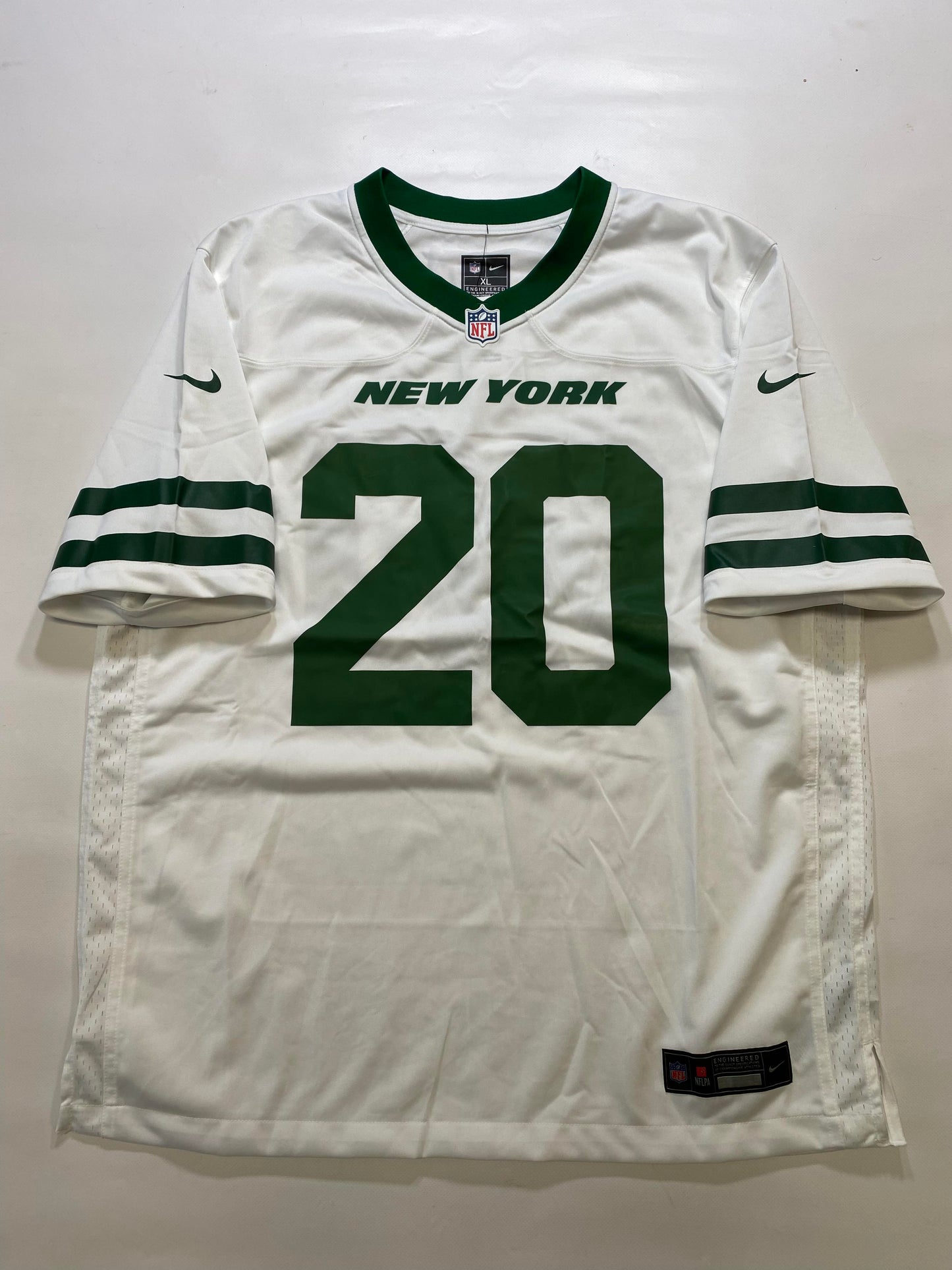 New York Jets #20 Breece Hall Nike Game Jersey - Mens XL