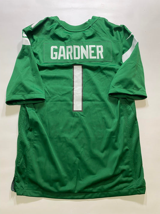 New York Jets #1 Sauce Gardner Nike Game Jersey - Mens Medium