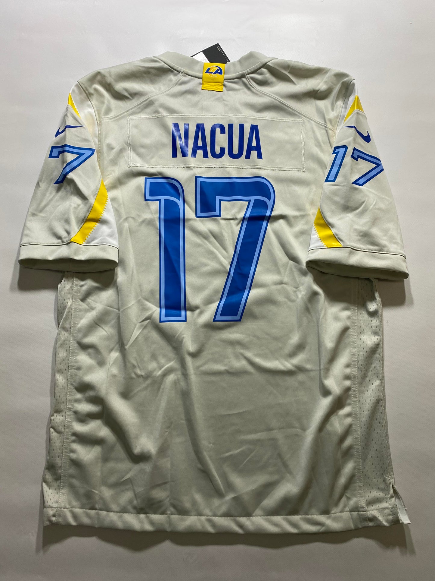 Los Angeles Rams #17 Puka Nacua Nike Game Jersey - Mens Medium