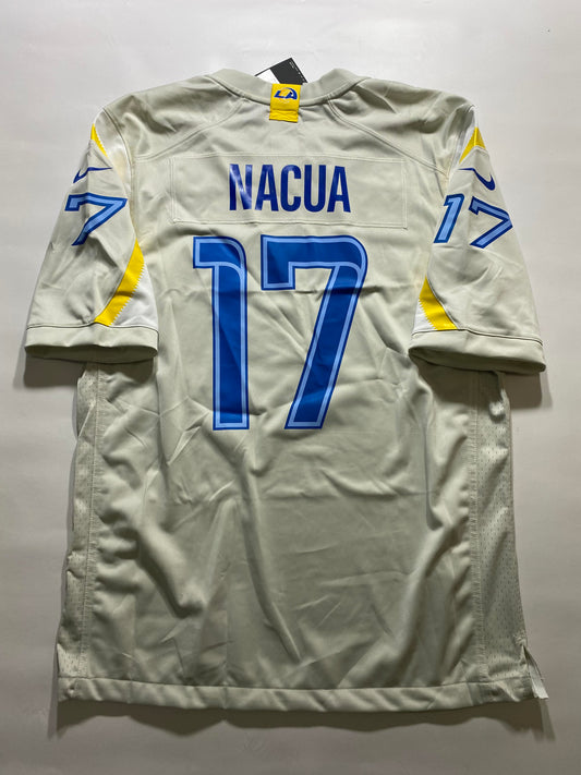 Los Angeles Rams #17 Puka Nacua Nike Game Jersey - Mens Large