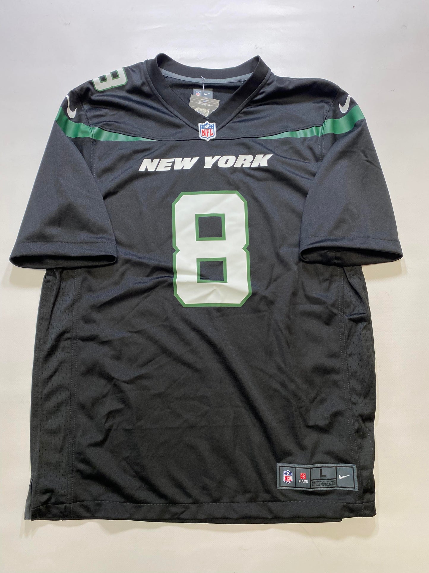 New York Jets #8 Aaron Rodgers Nike Game Jersey - Mens Large