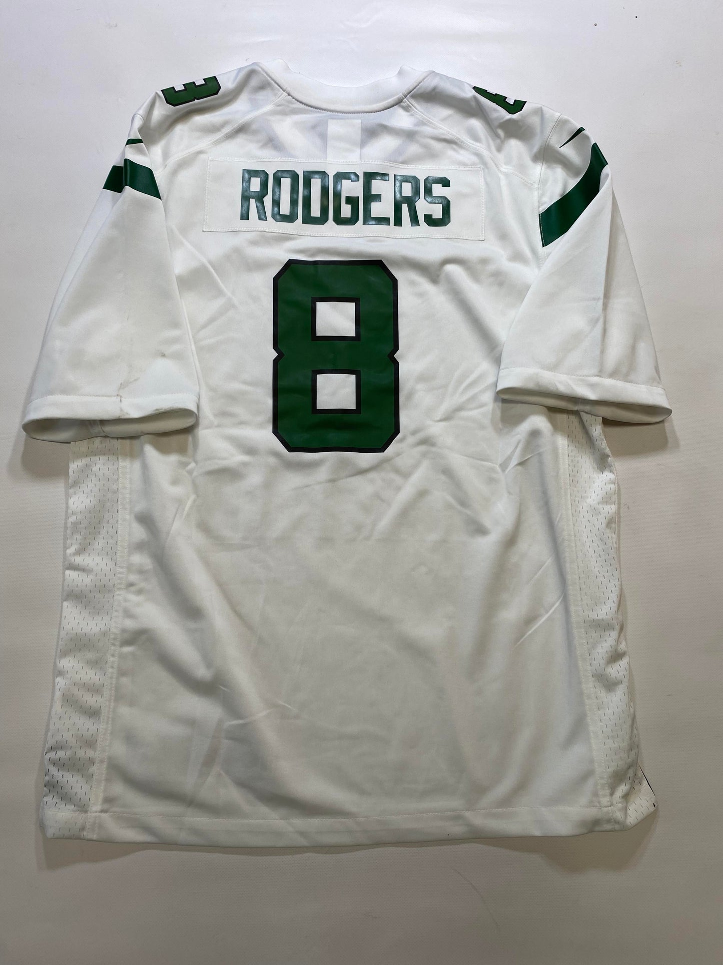 New York Jets #8 Aaron Rodgers Nike Game Jersey - Mens Large