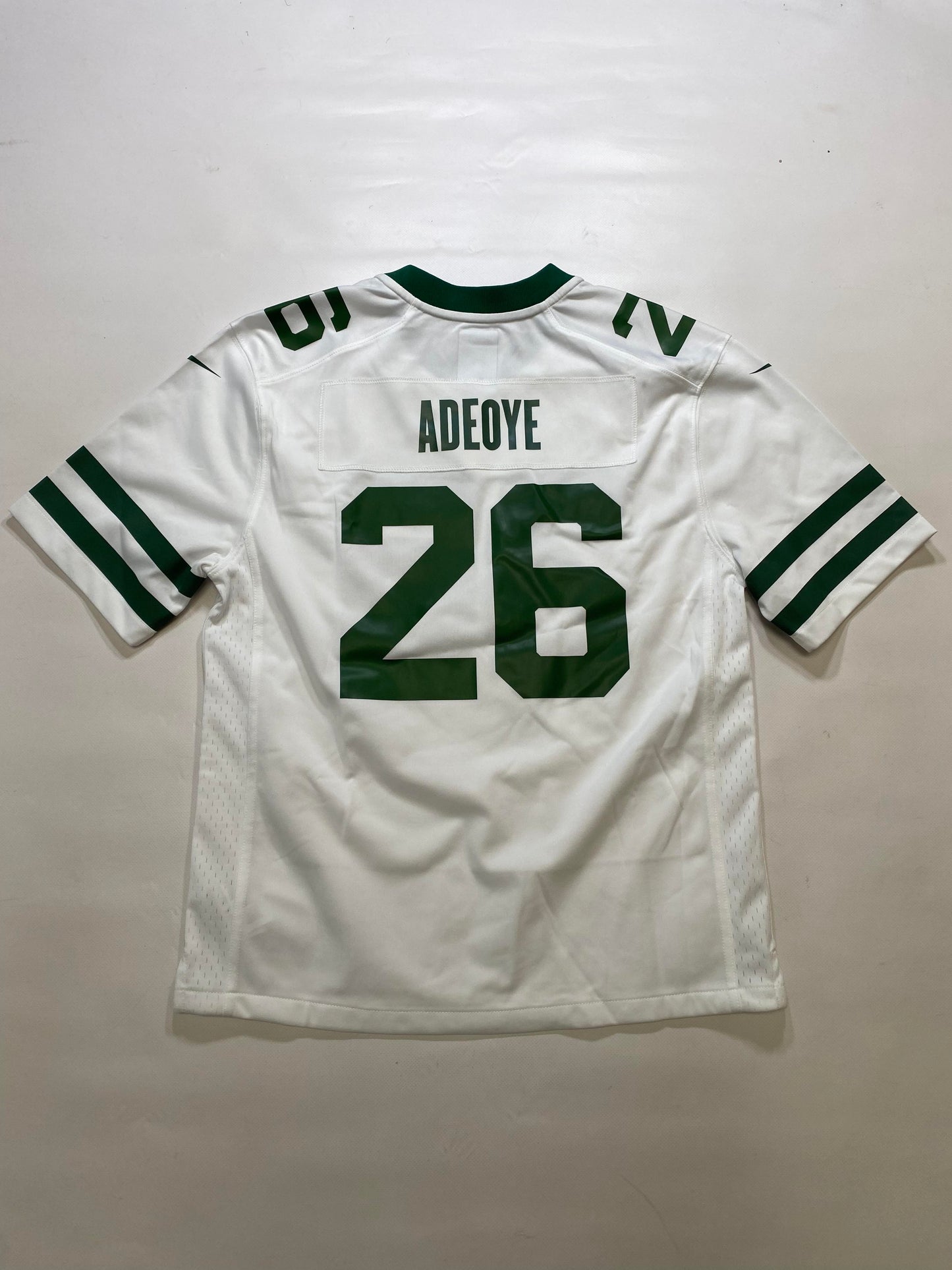 New York Jets #26 Aaron Adeoye Nike Game Jersey - Youth Large