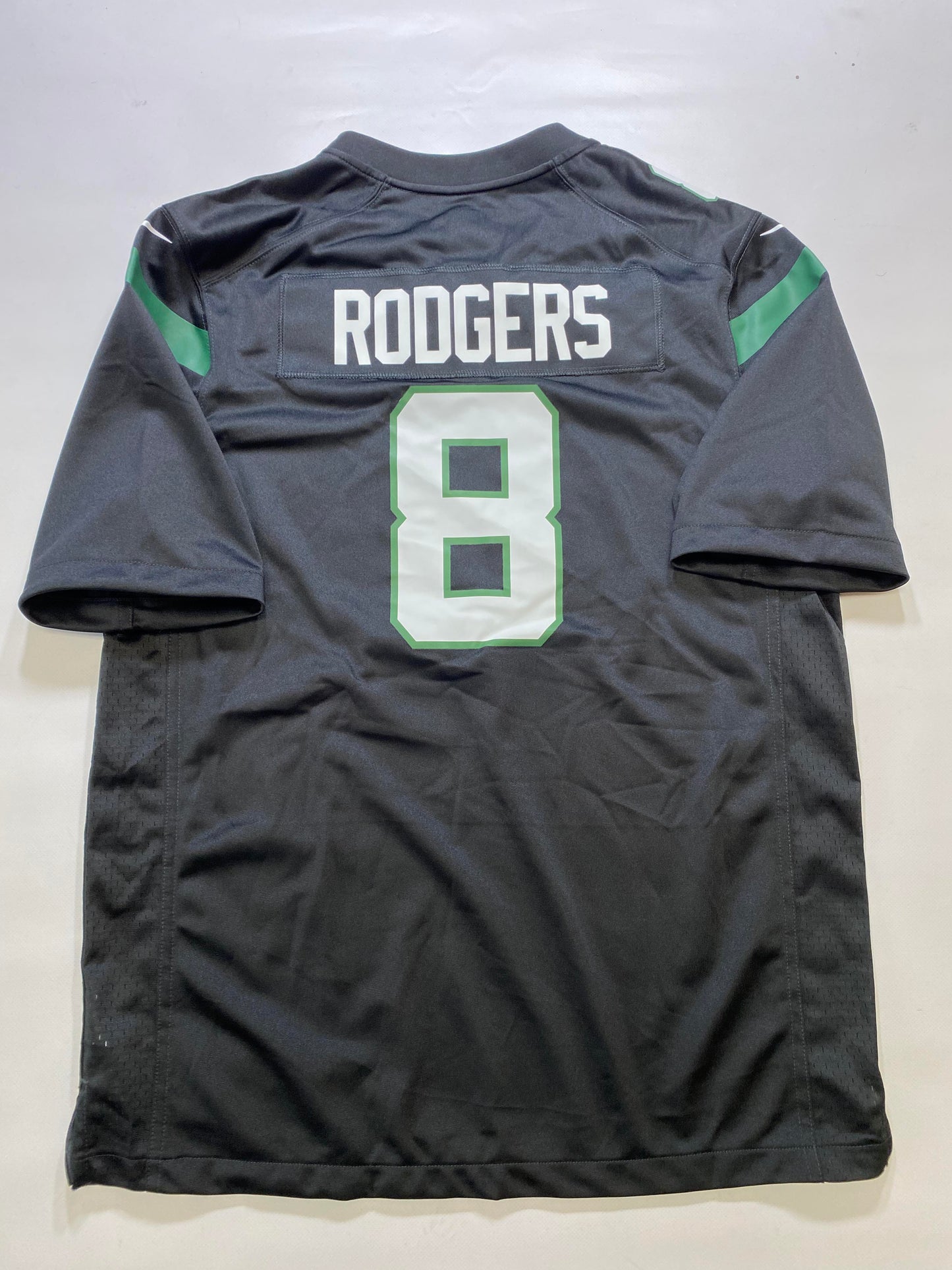 New York Jets #8 Aaron Rodgers Nike Game Jersey - Mens Large