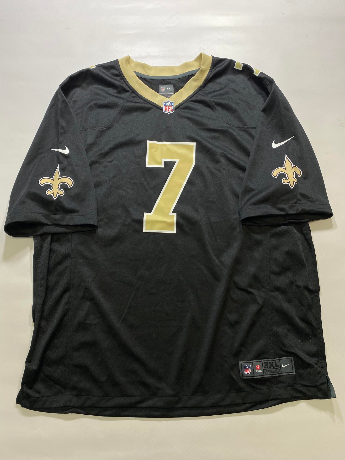 New Orleans Saints #7 Taysom Hill Nike Game Jersey - Mens 3XL