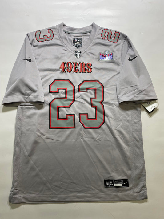 San Francisco 49ers #23 Christian McCaffrey Nike Game Jersey - Mens Medium