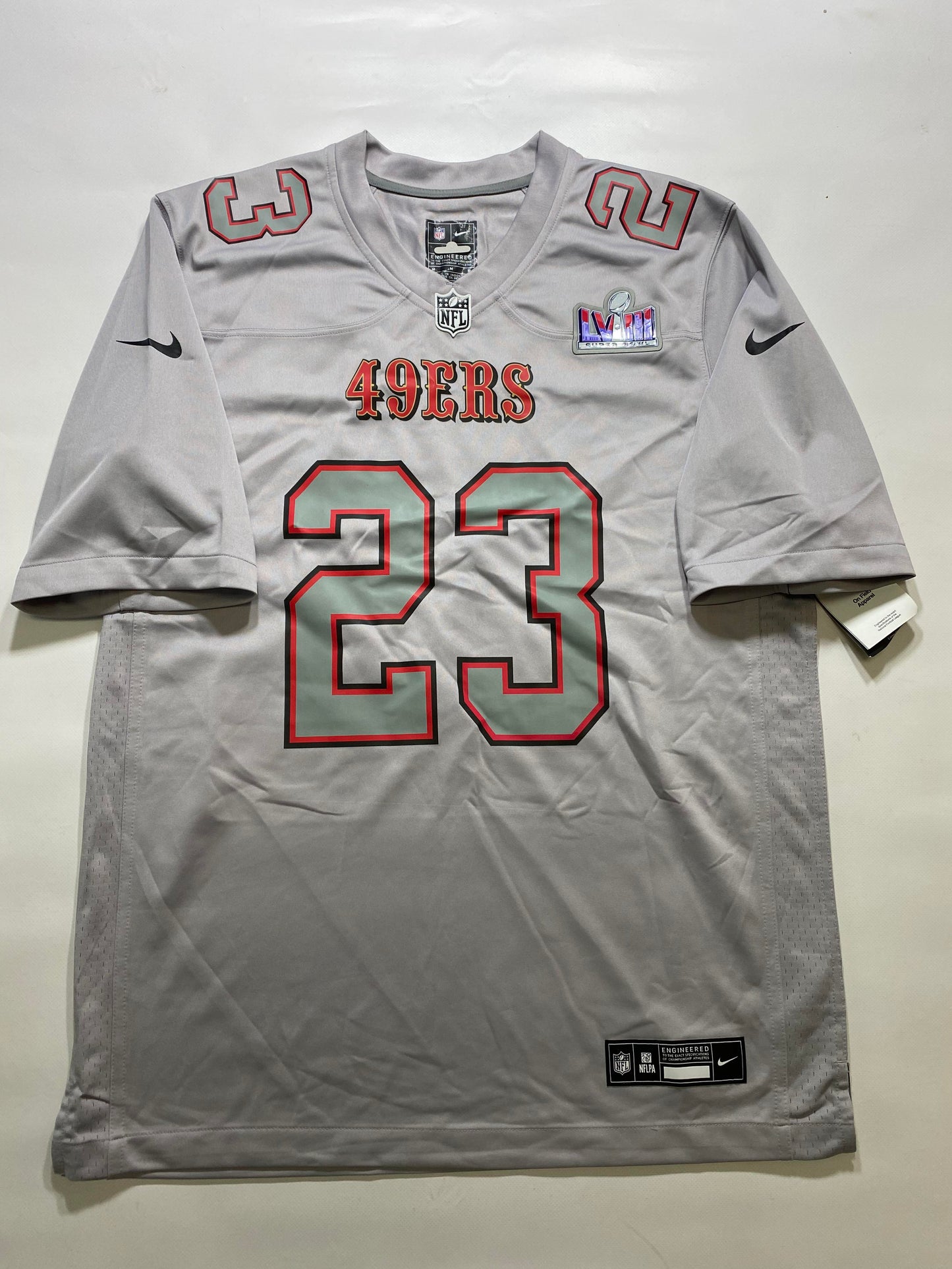 San Francisco 49ers #23 Christian McCaffrey Nike Game Jersey - Mens XL