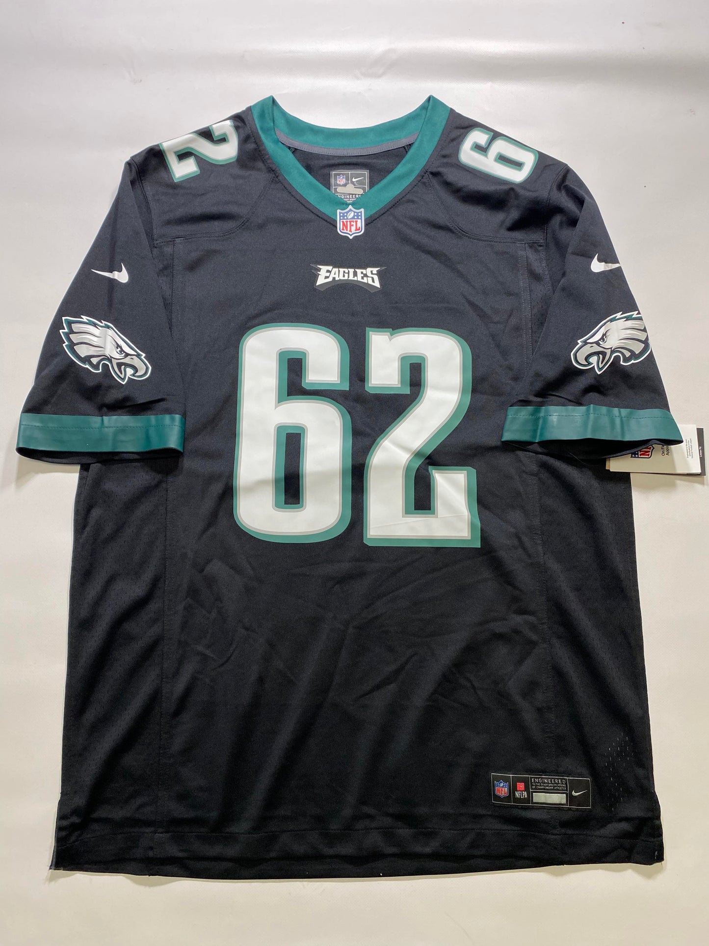 Philadelphia Eagles #62 Jason Kelce Nike Game Jersey - Mens Small