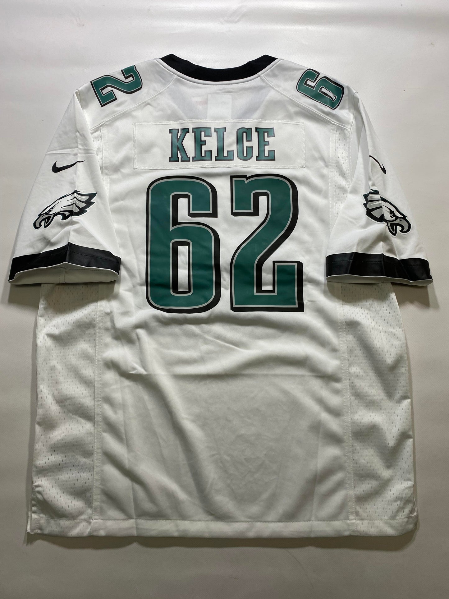 Philadelphia Eagles #62 Jason Kelce Nike Game Jersey - Mens Medium