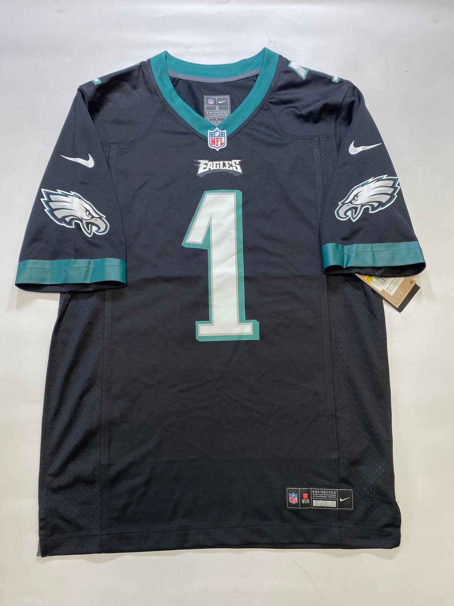 Philadelphia Eagles #1 Jalen Hurts Nike Game Jersey - Mens Small