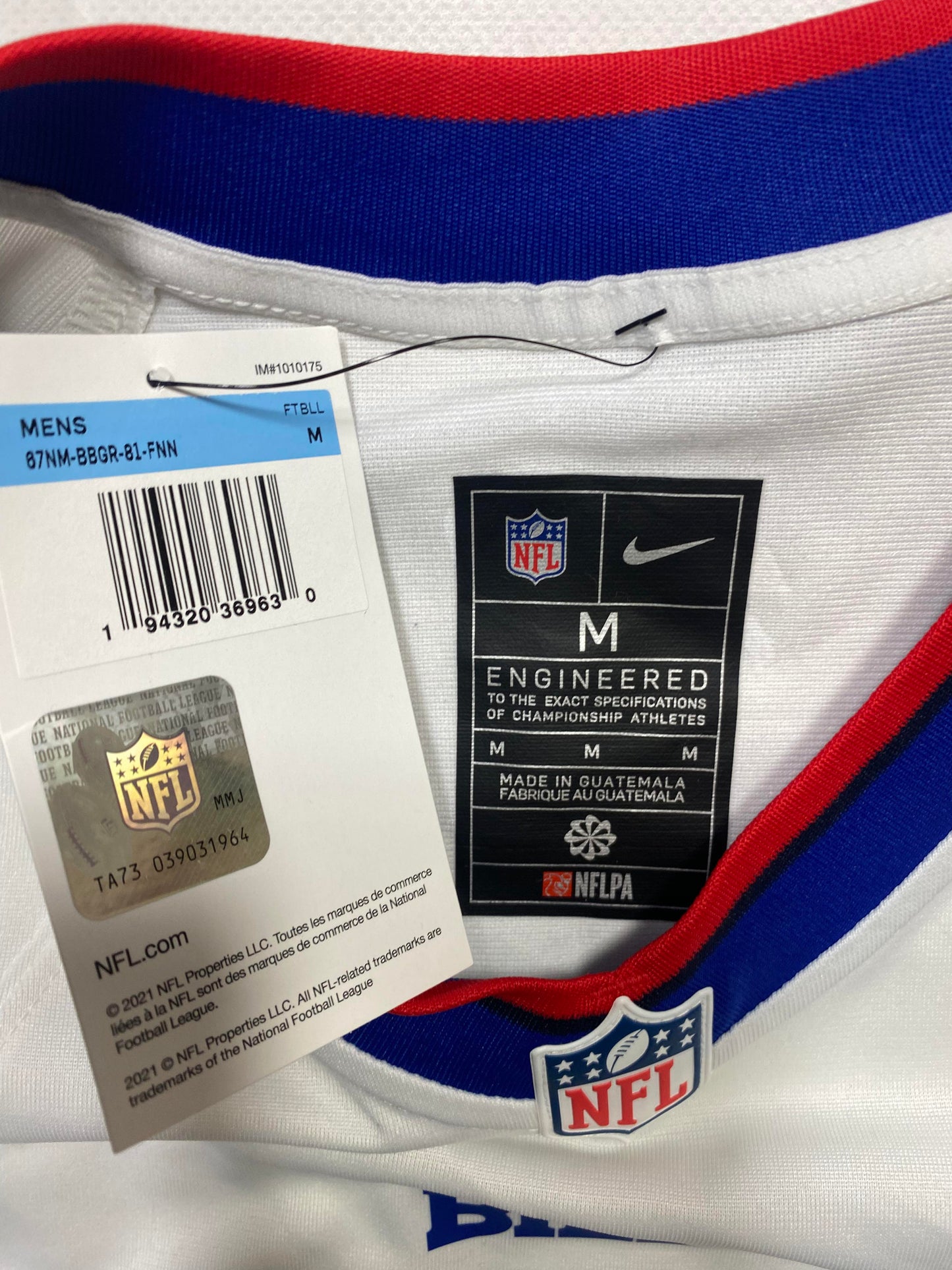 Buffalo Bills #17 Josh Allen Nike Game Jersey - Mens Medium