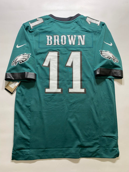 Philadelphia Eagles #11 A. J. Brown Nike Game Jersey - Mens Medium