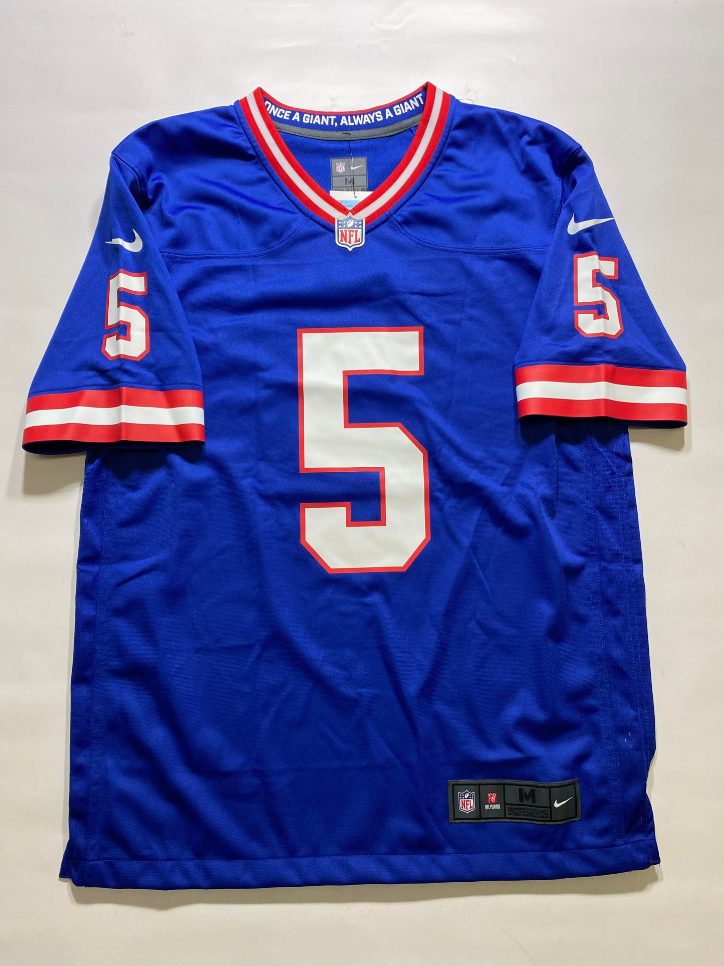 New York Giants #5 Kayvon Thibodeaux Nike Game Jersey - Mens Medium