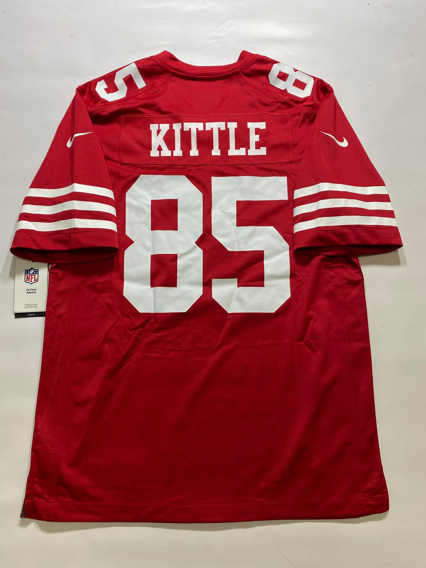 San Francisco 49ers #85 George Kittle Nike Game Jersey - Mens Medium