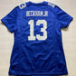 New York Giants #13 Odell Beckham Jr Nike Game Jersey - Womens Medium