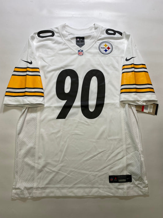 Pittsburgh Steelers #90 T. J. Watt Nike Game Jersey - Mens Large