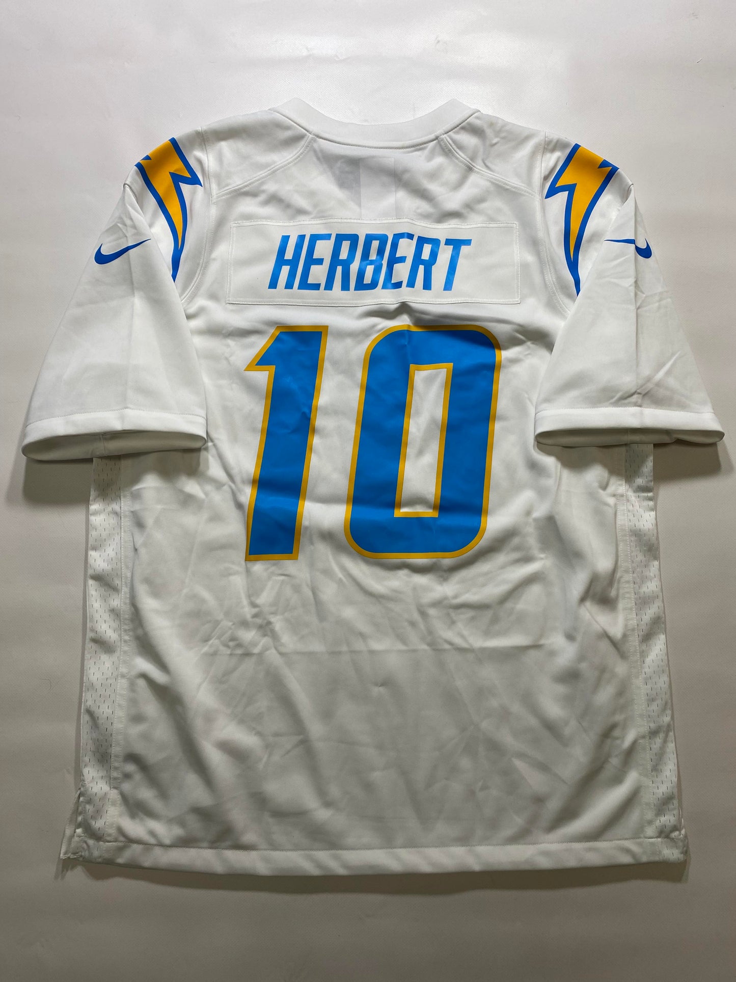 Los Angeles Chargers #10 Justin Herbert Nike Game Jersey - Mens Large